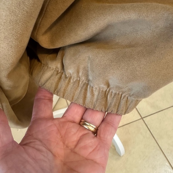 WEATHER REPORT Men’s Brown Collared Zip Up Jacket 2 Double Pockets Size Large - Picture 9 of 16